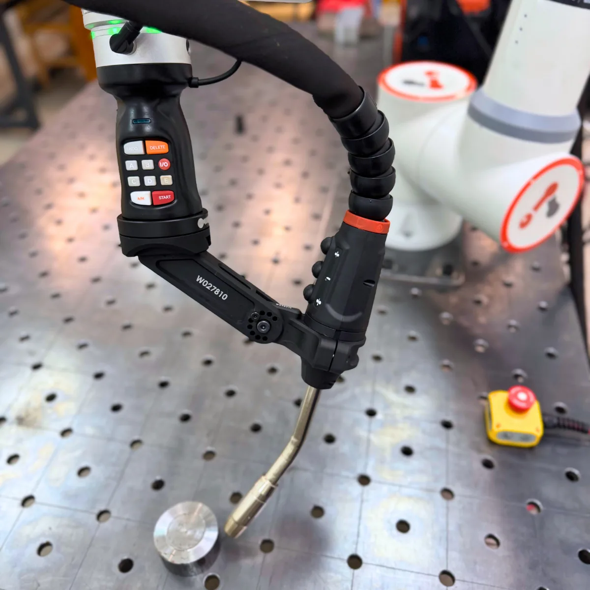 Welding torch on an FR cobot
